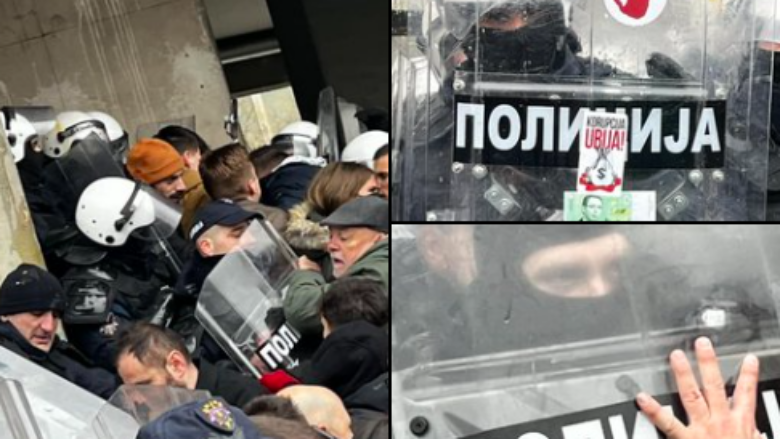 Tensione të reja në Serbi, përleshje mes protestuesve dhe policisë në Novi Sad