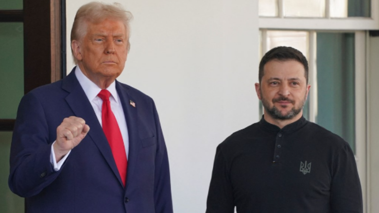 Zelensky mbërrin në Shtëpinë e Bardhë për një takim me Trumpin