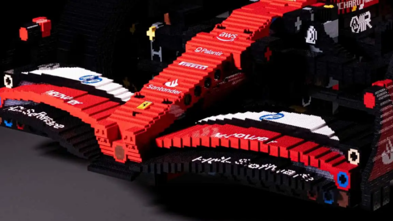 Lego ndërton një kopje në madhësi të plotë të një Ferrari F1