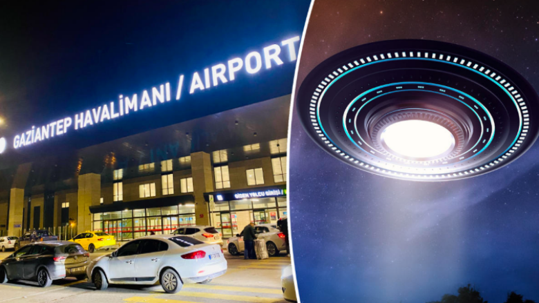 Kaos në aeroportin turk, një objekt misterioz ndriçon qiellin - përdoruesit e rrjeteve sociale pretendojnë të ketë qenë UFO