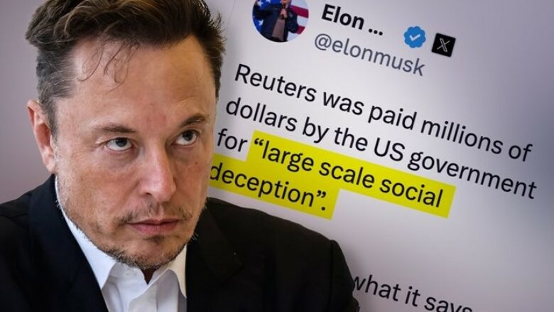 Musk thotë se Reuters mori miliona dollarë nga Pentagoni - Trump reagon: Menjëherë ktheni paret