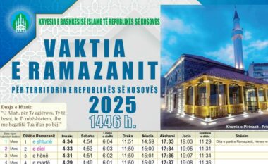 Vaktia e Ramazanit 2025, Agjërimi, Syfyri dhe Iftari