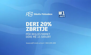 Zbritje deri 20% për regjistrimet deri me 15 shkurt në Shkollën Finlandeze