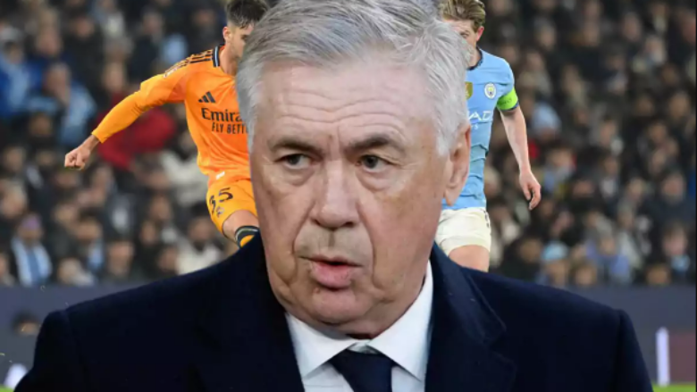 Ancelotti konfirmon rikthimin e tre yje të Real Madridit për ndeshjen kthyese me Man Cityn