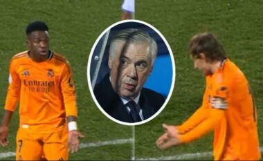 Ancelotti për arsyet e zemërimit të Modric ndaj Vinicius: Ky është problemi