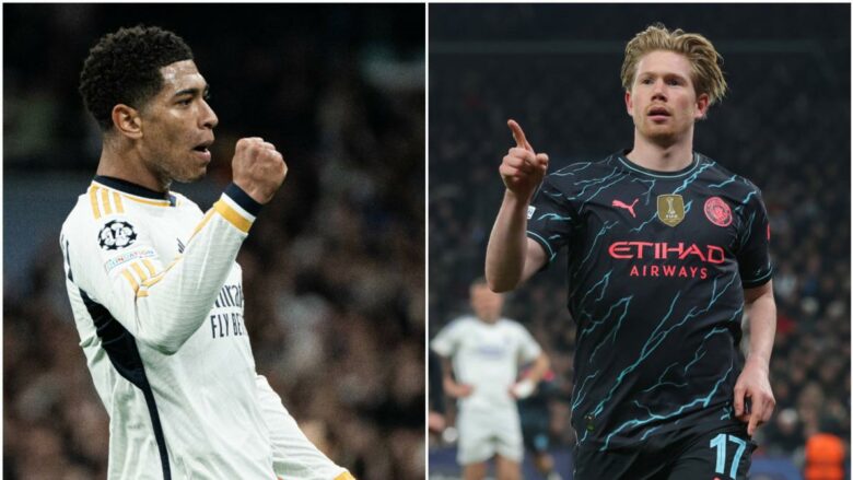 Man City dëshiron Jude Bellinghamin si zëvendësues të Kevin De Bruyne