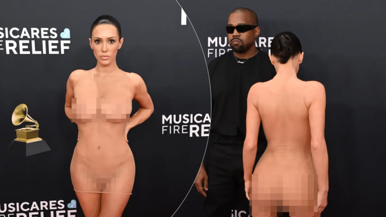 Kanye West dhe Bianca Censori përjashtohen nga ‘Grammy’ 2025 për shkak të paraqitjes së tyre në tapetin e kuq