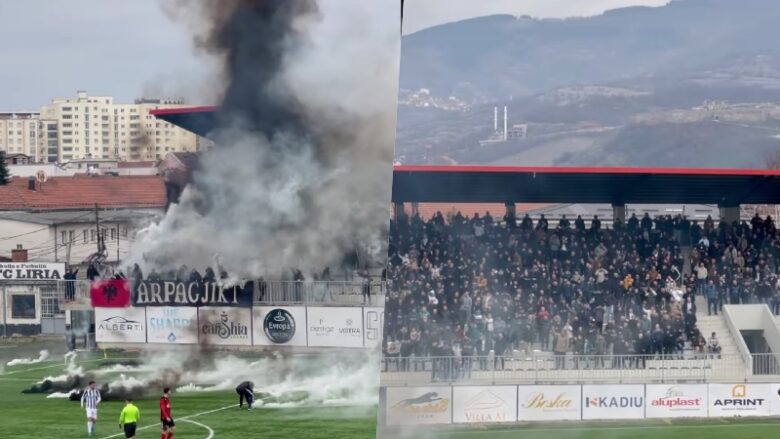 Atmosferë e jashtëzakonshme në Prizren në derbin e madh kosovar