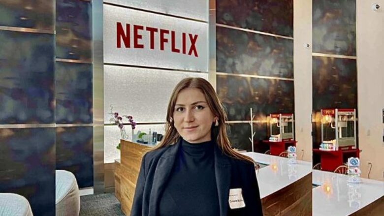 Çamerie Mazreku, vajza e parë shqiptare që punësohet në “NETFLIX”