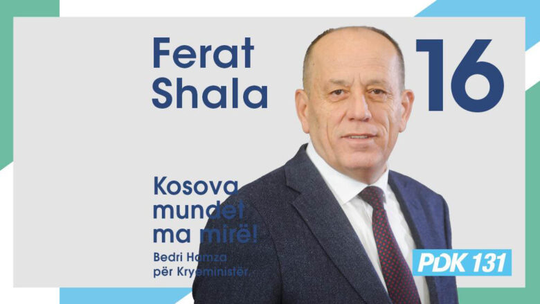 Ferat Shala fton qytetarët të votojnë PDK-në: Më 9 shkurt nisim një kapitull të ri për Kosovën