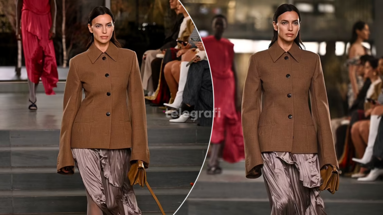 Irina Shayk shkëlqen në Javën e Modës në New York me një fustan elegant