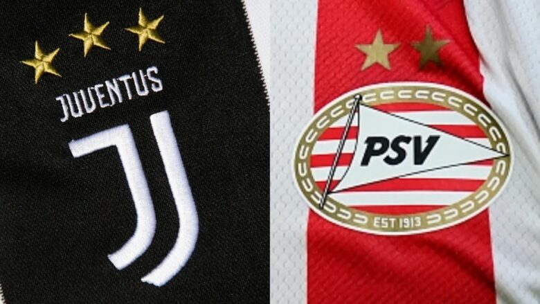 Formacionet zyrtare, Juventus – PSV: Liga e Kampionëve vë përballë gjigantin italian me atë holandez