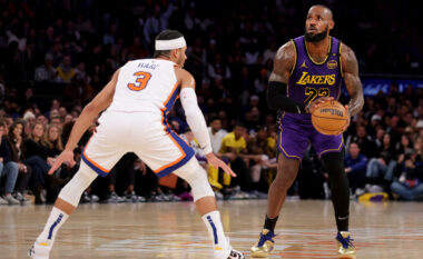 LeBron James shkëlqen, Lakers marrin fitore në udhëtim te New York Knicks