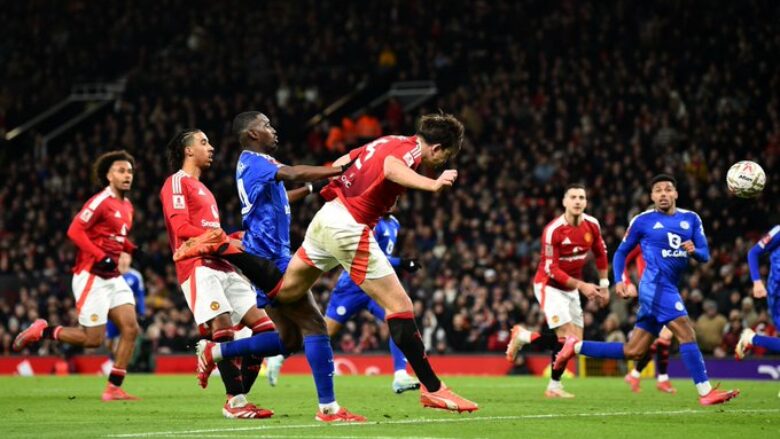 Man United eliminon Leicesterin nga FA Cup