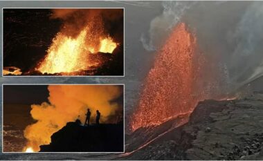 Vullkani Kilauea i Havait nxjerr përsëri “llavën në dhjetëra metra lartësi”