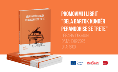 Sot, shtëpia botuese “Dukagjini” promovon librin “Bela Bartok kundër Perandorisë së Tretë” të Kjell Espmarkut.