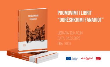 Të martën, shtëpia botuese “Dukagjini” promovon librin “Dorëshkrimi fanariot” të autores rumune Doina Ruşti