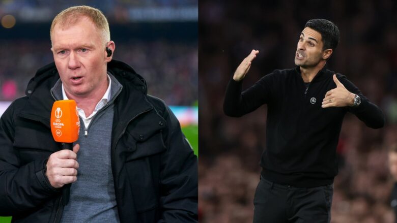 Paul Scholes thotë se objektivi i Mikel Artetas është ‘më i madh dhe më i mirë’ se Arsenali