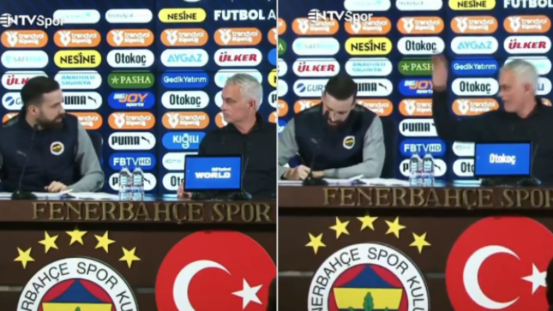 Mourinho goditi me shuplakë përkthyesin e tij - gazetarët shpërthejnë në të qeshura