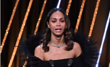 Zoe Saldana trondit shikuesit e BAFTA-s me fjalimin e saj të gjatë