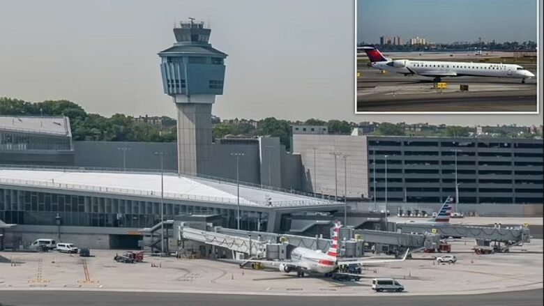 Krahu i aeroplanit të Delta Airilines përplaset në pistën e aeroportit LaGuardia të Nju Jorkut – nuk raportohet për të lënduar