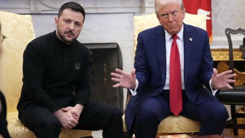 Shtëpia e Bardhë thotë se Trump pas ndërprerjes së takimit me presidentin ukrainas, kishte ngrënë ushqimin e dedikuar për Zelenskyn