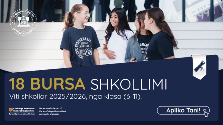 Horizon School ofron 18 bursa të shkollimit