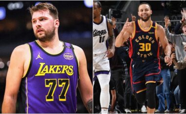 Doncic shënon numrin rekord të pikëve për Lakers, Curry bën historinë me numrin e trepikëshave