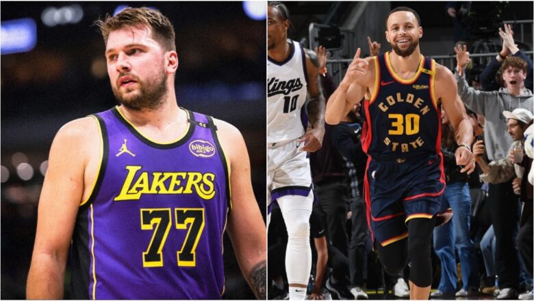 Doncic shënon numrin rekord të pikëve për Lakers, Curry bën historinë me numrin e trepikëshave