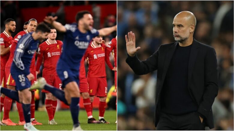 Guardiola flet për eliminimin e Liverpoolit nga Liga e Kampionëve