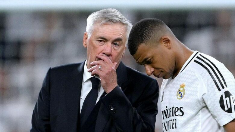 Ancelotti zbulon arsyen pse Mbappe po kalon në një formë të luhatshme këtë sezon