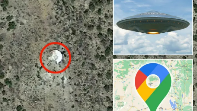 Çfarë është ky disk i bardhë i rrëzuar në New Mexico? Një UFO? Përdoruesit e rrjeteve sociale ngjallin spekulime