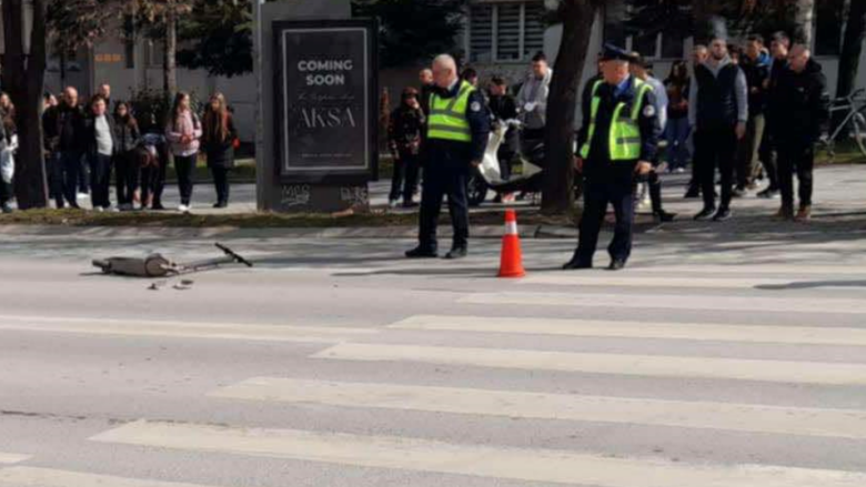 Aksident trafiku në qendër të Gjilanit – lëndohet një person