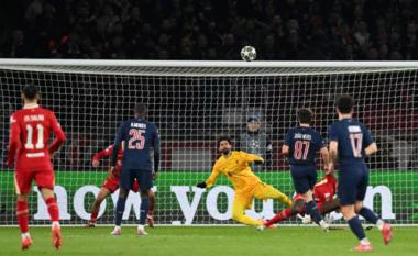 Dominim total nga PSG në 45 minutat e parë përballë Liverpoolit – Alisson ka bërë mrekullinë