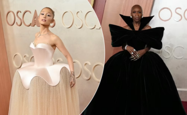 ‘Oscars 2025’ – Veshjet më të këqija: Ariana Grande kryeson listën me një fustan të fryrë, duke rikthyer stilin gotik të “Wicked”