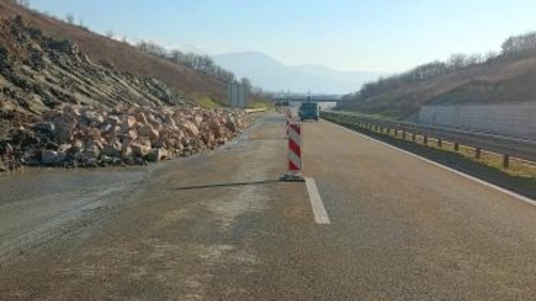 Rrëshqitja e dheut, Ministria e Infrastrukturës njofton se është lëshuar për qarkullim autostrada Vermicë-Prishtinë