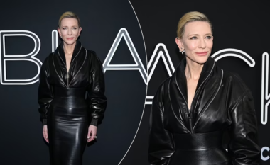 Cate Blanchett tejet elegante në premierën e filmit të saj të ri “Black Bag”