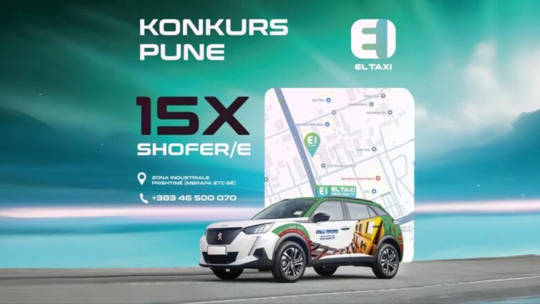 El Taxi zgjeron ekipin - 15 pozita të reja pune për shoferë/e