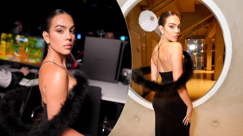 Georgina Rodriguez shkëlqen në një fustan dramatik në Javën e Modës në Paris