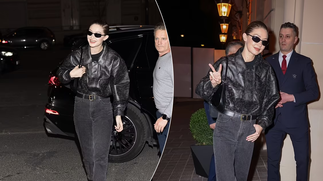 Gigi Hadid duket elegante në të zeza, në shfaqjen e Schiaparelli gjatë Javës së Modës në Paris