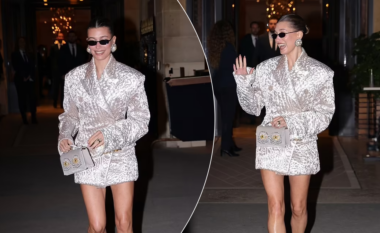 Hailey Bieber shkëlqen në Javën e Modës në Paris, mes thashethemeve për martesën me Justin