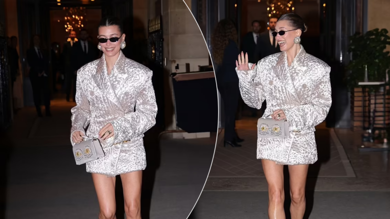 Hailey Bieber shkëlqen në Javën e Modës në Paris, mes thashethemeve për martesën me Justin