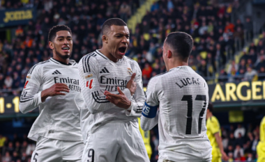 Mbappe rikthen Real Madridin si lider në La Liga me dygolëshin përballë Villarrealit