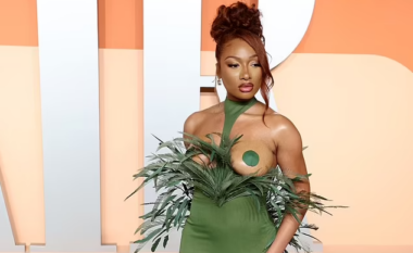 Megan Thee Stallion shfaqet me një fustan tejet provokues në festën e ‘Vanity Fair Oscars’