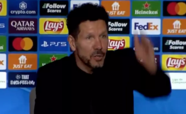 Diego Simeone i la të gjithë pa fjalë për pyetjen që bëri në konferencë për media