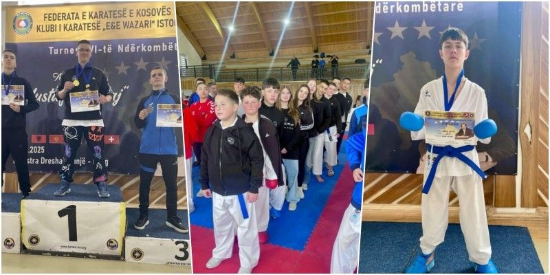 Klubi i karatesë “Arena” nga Peja nuk ka të ndalur me suksese